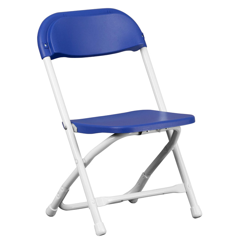 Flash Furniture Kids Blue Plastic Folding Chair (LOCAL PICKUP ONLY)