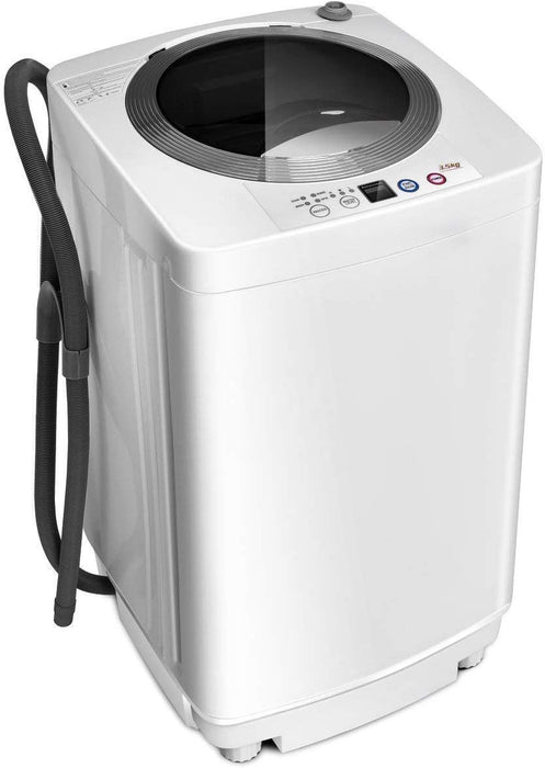 Giantex Portable Washing Machine, Full Automatic Washer And Dryer Combo, With Built-In Pump Drain 8 LBS Capacity Compact Laundry Washer Spin Dryer For Apartment RV Dorm (LOCAL PICKUP ONLY)