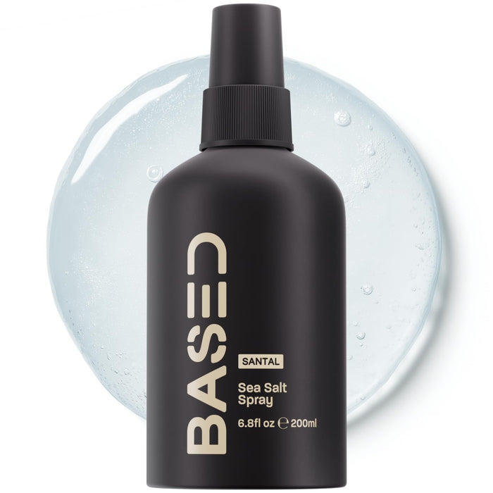 BASED Sea Salt Spray, Natural Finish Sea Salt Spray For Hair, 6.8 Oz (Pack Of 1)
