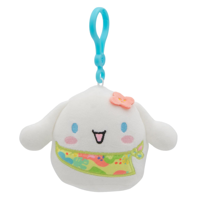 Hello Kitty 3.5" Squishmallows Cinnamoroll Tropical Food Treats Clip-on Plush