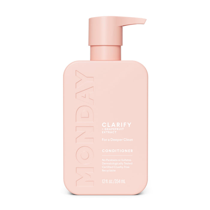 MIONDAY Haircare CLARIFY Conditioner With Grapefruit Extract, Coconut Oil, Shea Butter & Ceramides For Oily Hair Prone To Build-Up 354 Ml