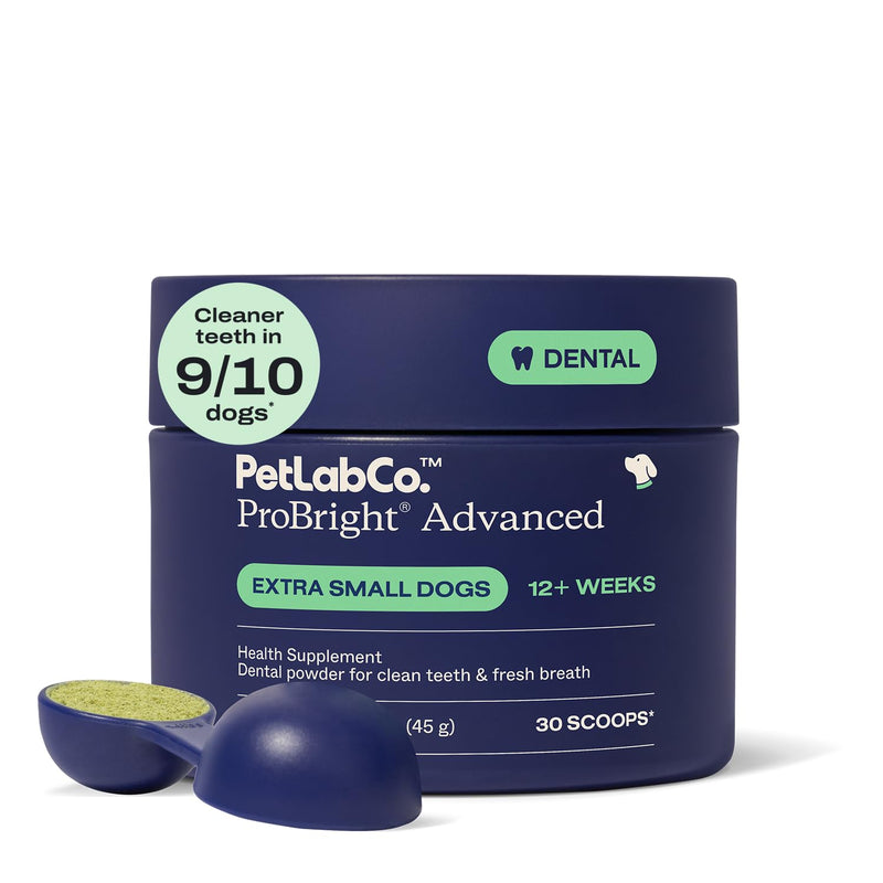 Petlab Co. Probright Advanced Dental Powder, Extra Small Dogs