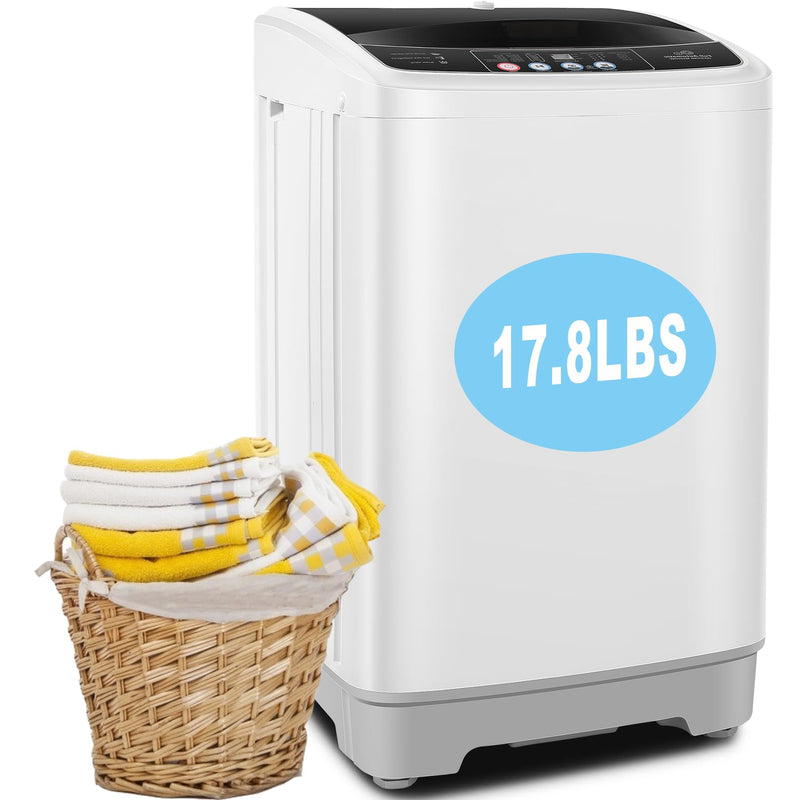 Nictemaw Portable Washing Machine, 17.8Lbs 2.4 Cu.Ft Turbo Wash, 350W Pump (LOCAL PICKUP ONLY)