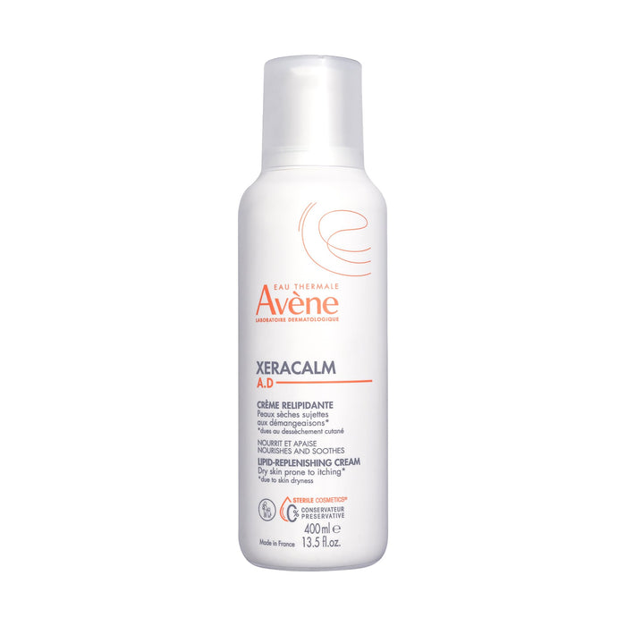 Eau Thermale Avène Xeracalm A.D Lipid-Replenishing Cream, Atopic Dermatitis, Eczema-Prone, No Preservatives, Fragrance-Free, Pump, 13.5 Fl Oz (Pack Of 1)