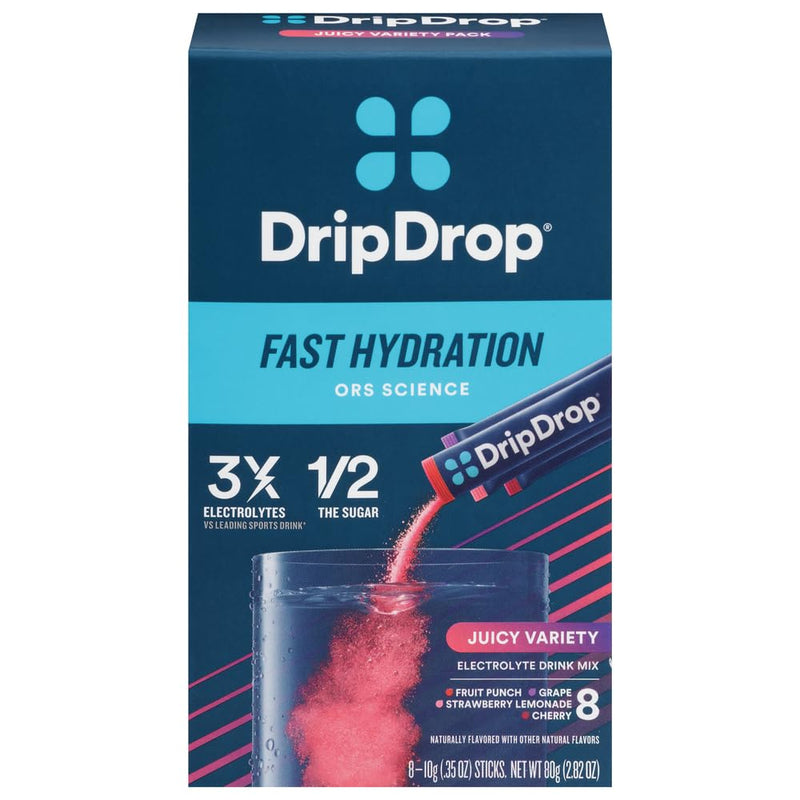 Dripdrop, Juicy Classics Multipack, 8 Count