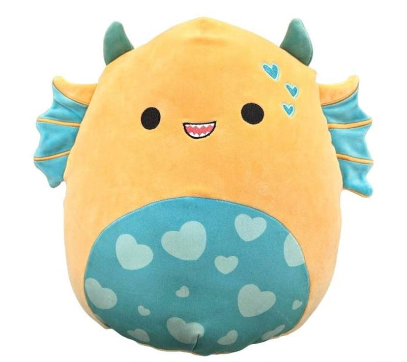 Squishmallows 5"" Antjuan The Sea Monster, Medium, Orange