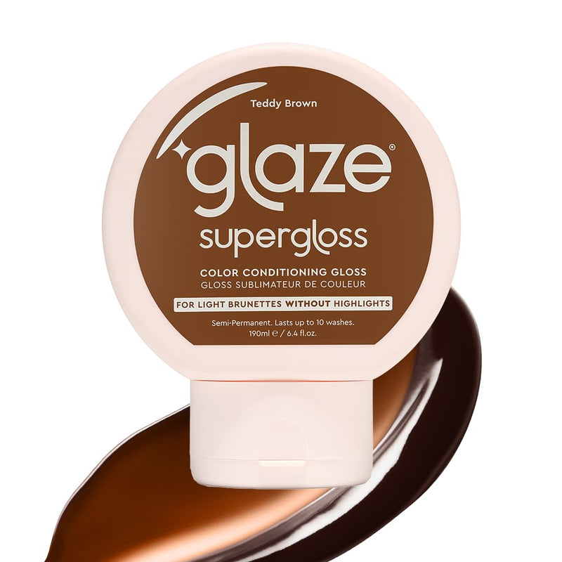 Glaze SuperGloss Color Conditioning Hair Gloss -Light Brown - 6.4 fl oz