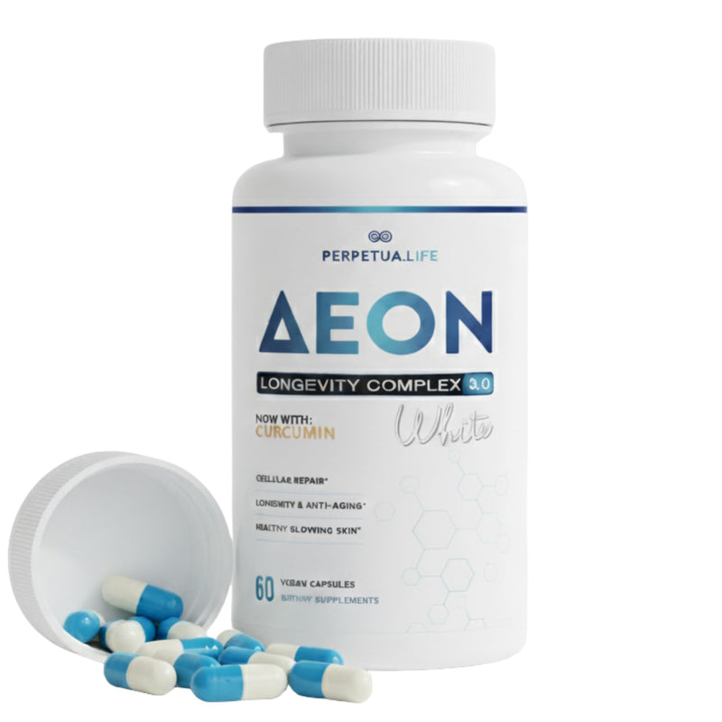 PERPETUA.LIFE AEON Longevity Complex White Supplement, 60 Capsules