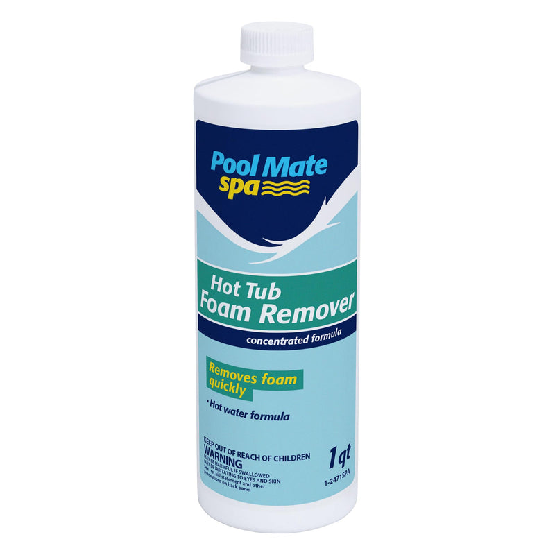 Pool Mate 1-2471SPA Foam Free Hot Tub Anti-Foam, 1-Quart