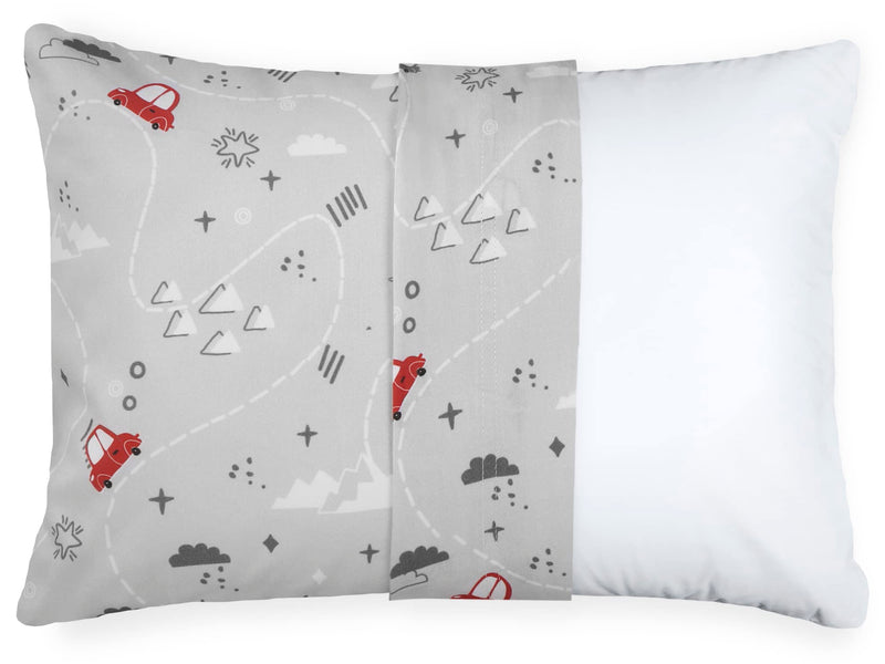 Utopia Bedding Toddler Pillow With Pillowcase (Pack Of 1, Mountain), 13 X 18 Soft Cotton Toddler Pillow For Sleeping, Kids Pillow, Toddler Bed Pillow, Perfect For Travel (Intended For Age 2 And Up)