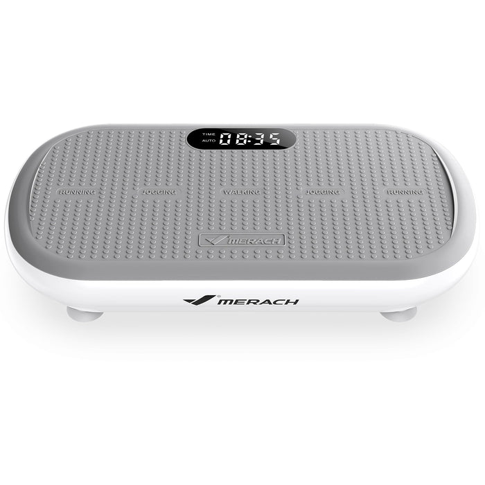MERACH Vibration Plate Exercise Machine, Vibration Plate 440 Lbs Capacity, Bluetooth And Silicone Pedal, Stimulate Deep Fat, Vibration Plate For Lymphatic Drainage, Vibrating For Weight Loss (White) (LOCAL PICKUP ONLY)