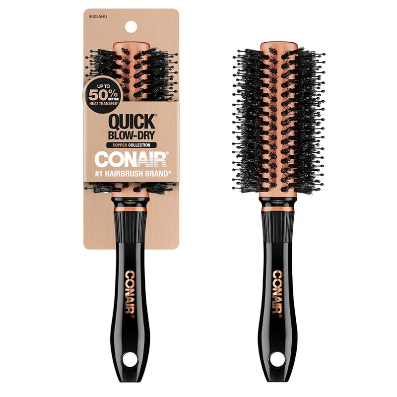 Conair Copper Collection Round Hair Dryer Brush - Blow Out Styler For Voluminous Looks