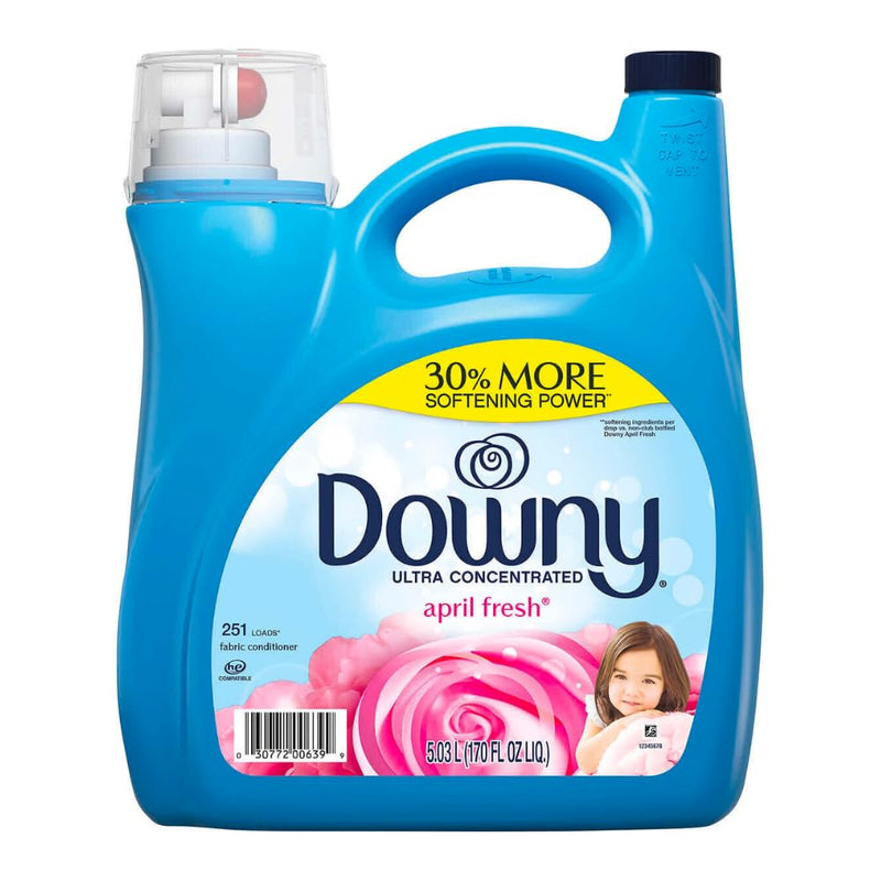 Downy Ultra Concentrated Liquid Fabric Softener, April Fresh (170 Fl Oz, 251 Ld)