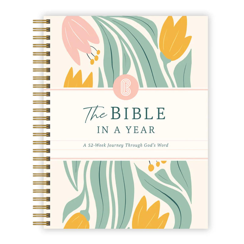 Official Spiral Bible® The Bible In A Year | 52 Week Guided Bible Study & Daily Reading Plan | Spiritual Companion & Journal For Adults & Teens | 8.5" X 11" Notebook
