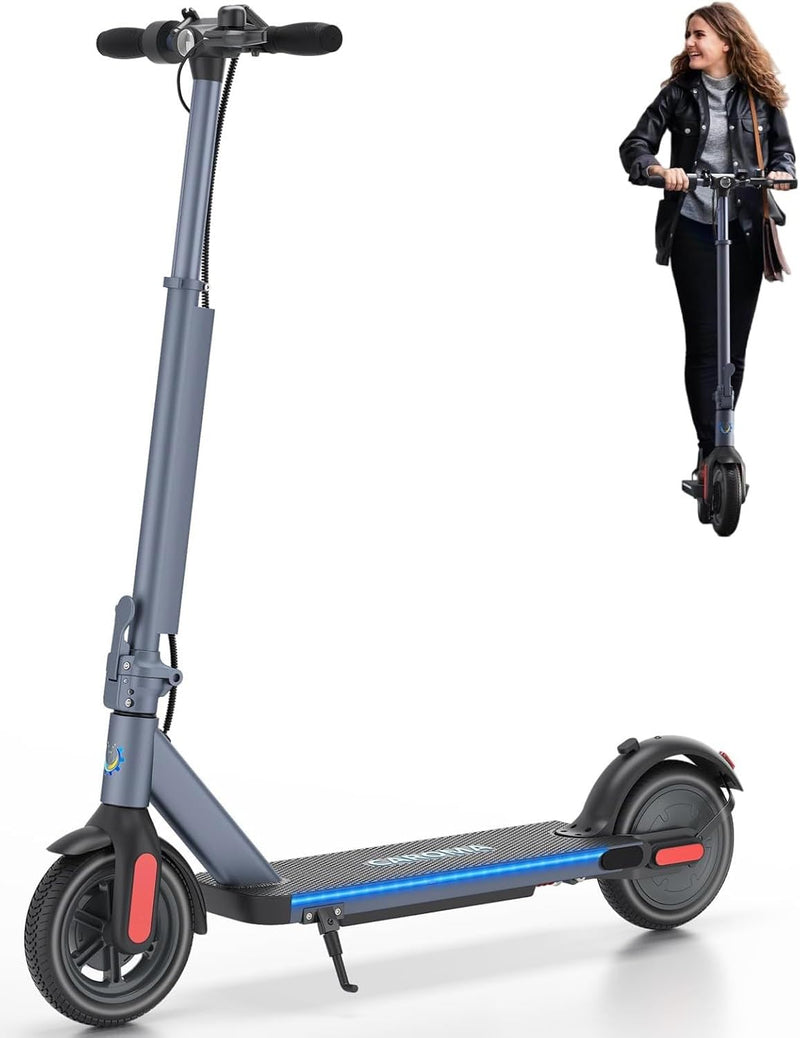 Caroma Electric Scooter Adults, E Scooter For Adult, Fast Electric Scooter 20 Mph & 300 Lbs, 350W Motor, 20 Miles Range & 20 Mph, 9" Solid Tires, Folding Motorized Scooter For Adults, App Control (LOCAL PICKUP ONLY)