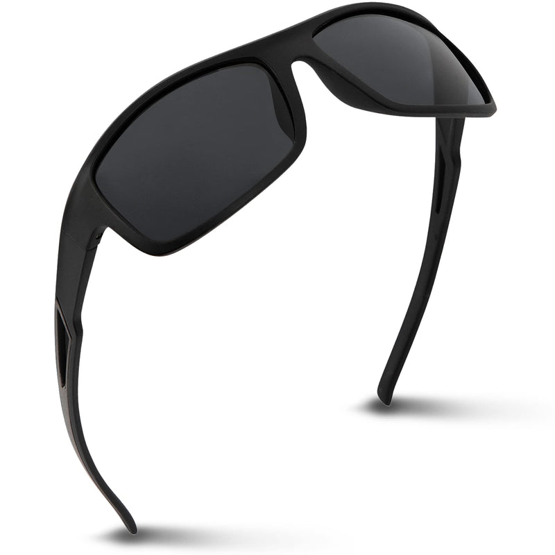 Viszila Premium Sports Polarized Sunglasses For Men. With UV Protection. Wraparound Style Great For Driving, Biking & Running