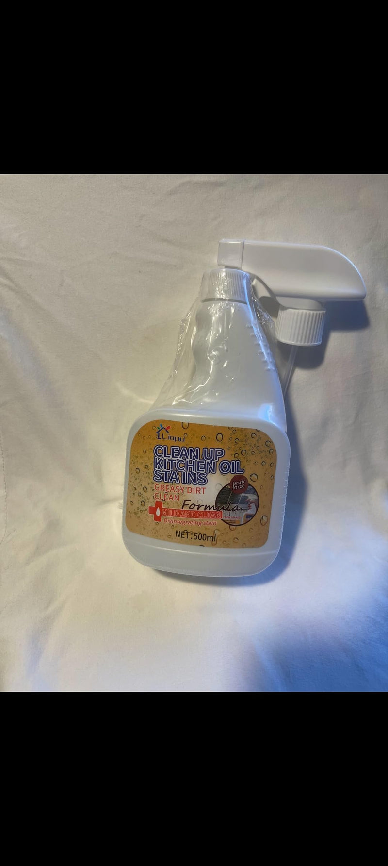 Liapu Kitchen Oil Stain Cleaner, Grease And Dirt Cleaning Formula, 500 Ml