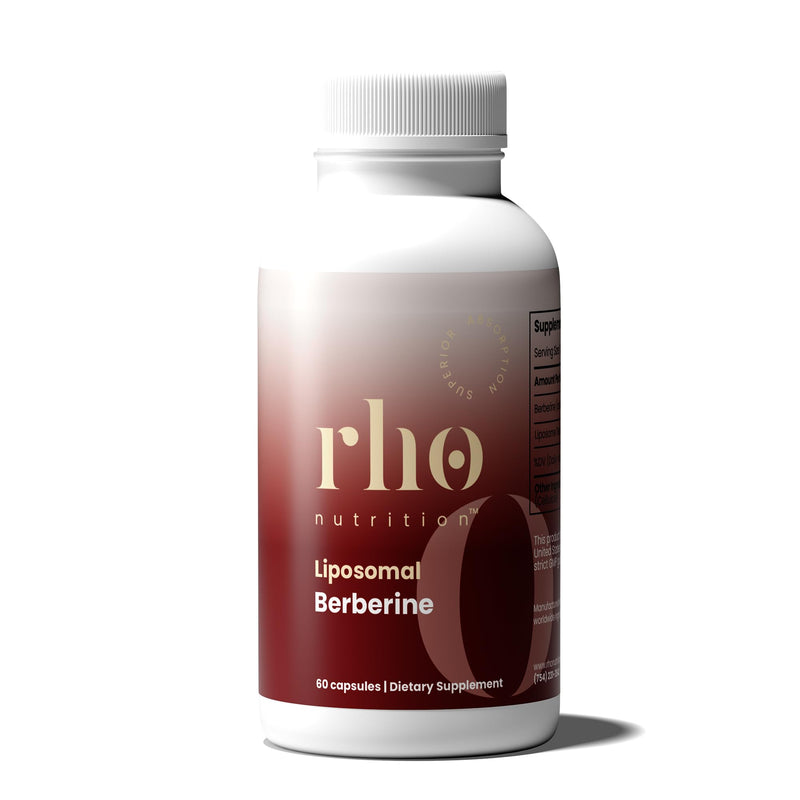 Rho Nutrition Liposomal Berberine Capsules - Ultra High Absorption Supplement – Supports Immune Function, Gut Health And Metabolic And Cardiovascular Health (60 Capsules)