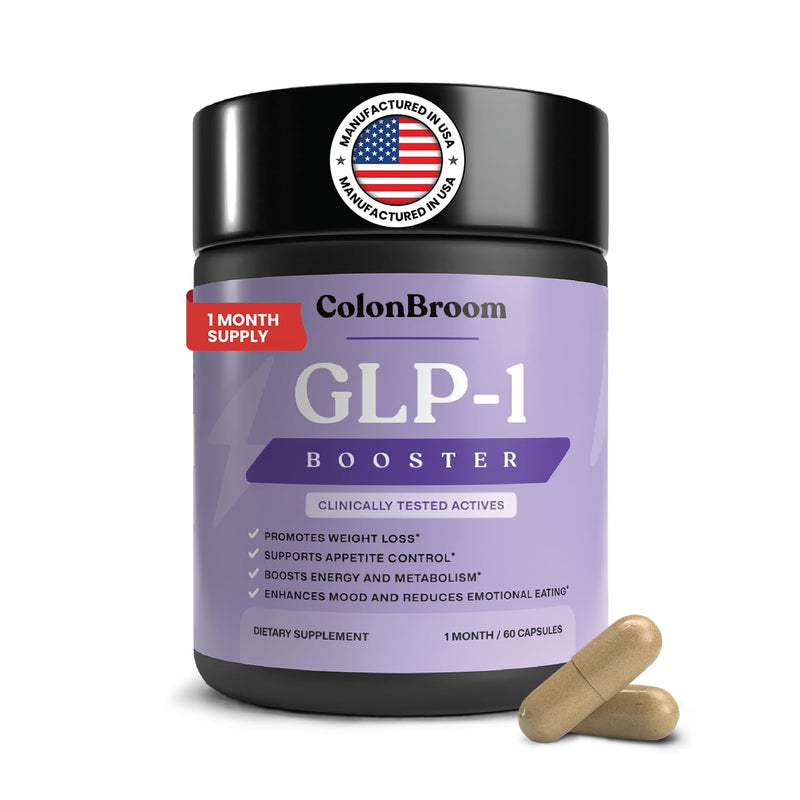 Colonbroom GLP-1 Weight Management For Women & Men, Vegan, 60 Count