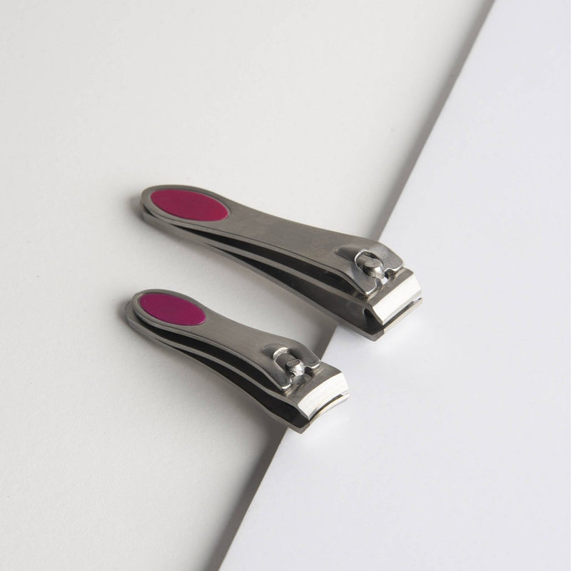 Trim Stainless Steel Fingernail & Toenail Clipper Pack - 2pc