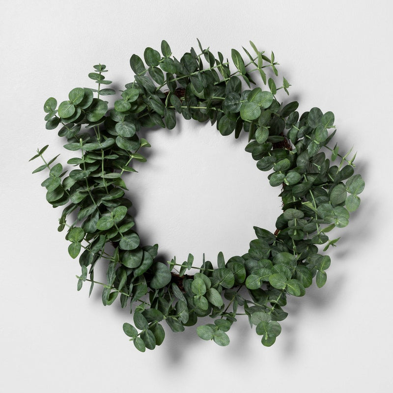 24" Faux Eucalyptus Wreath - Hearth & Hand with Magnolia