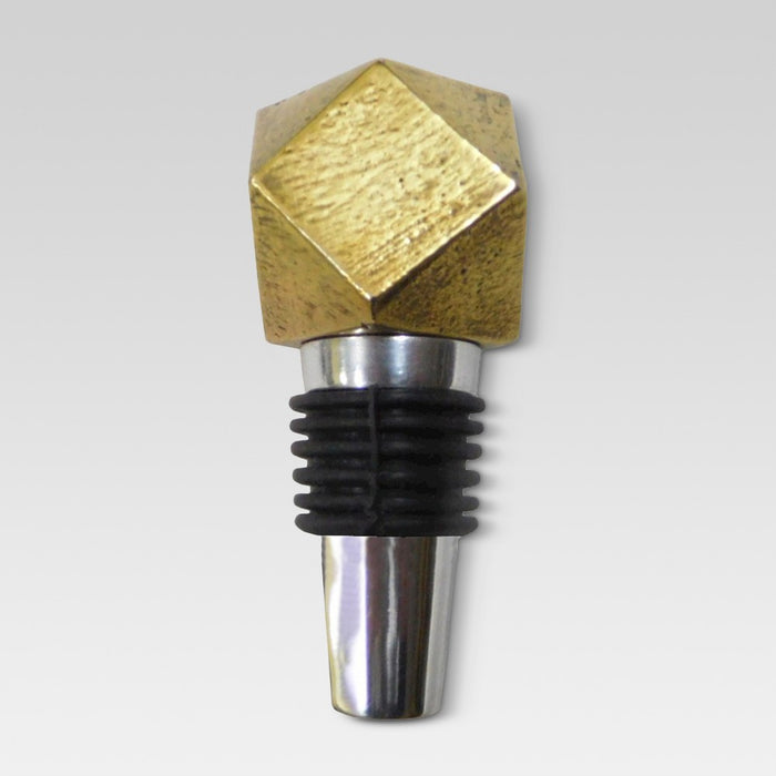 Bottle Stopper Aluminum/Gold - Threshold