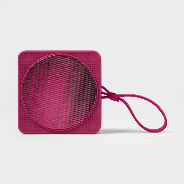 heyday Small Portable Bluetooth Speaker with Loop - Pink