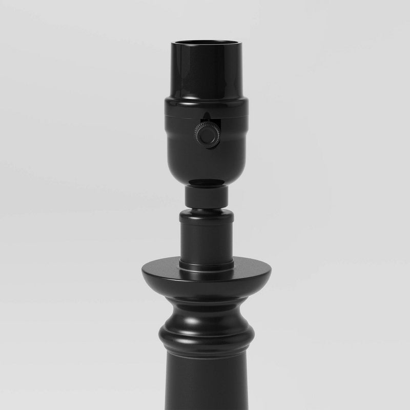 Column Small Lamp Base Black - Threshold