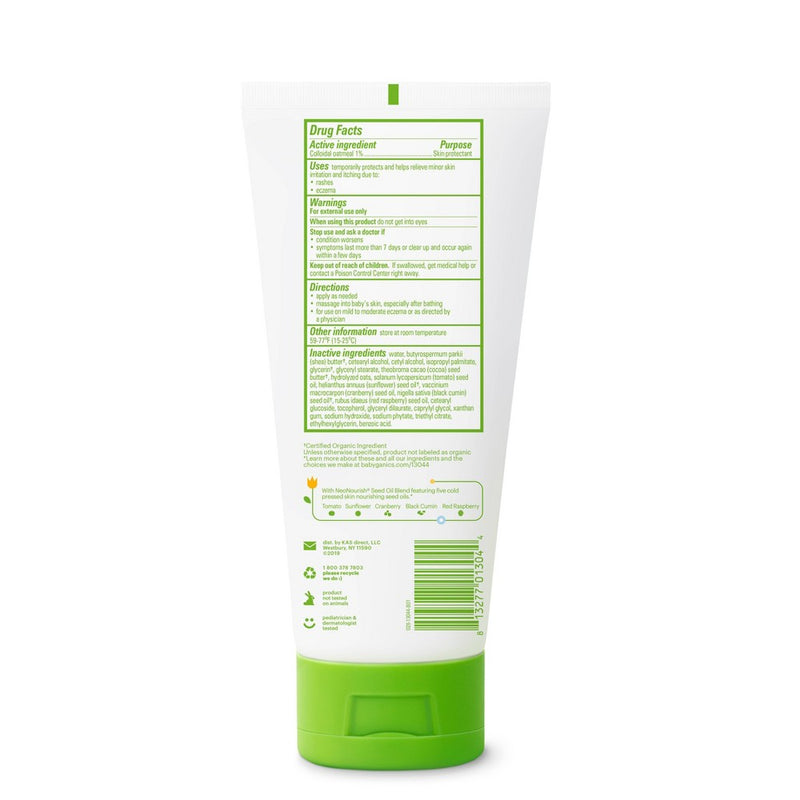 Babyganics Eczema Care Skin Protectant Cream - 8oz -EXP 02/24