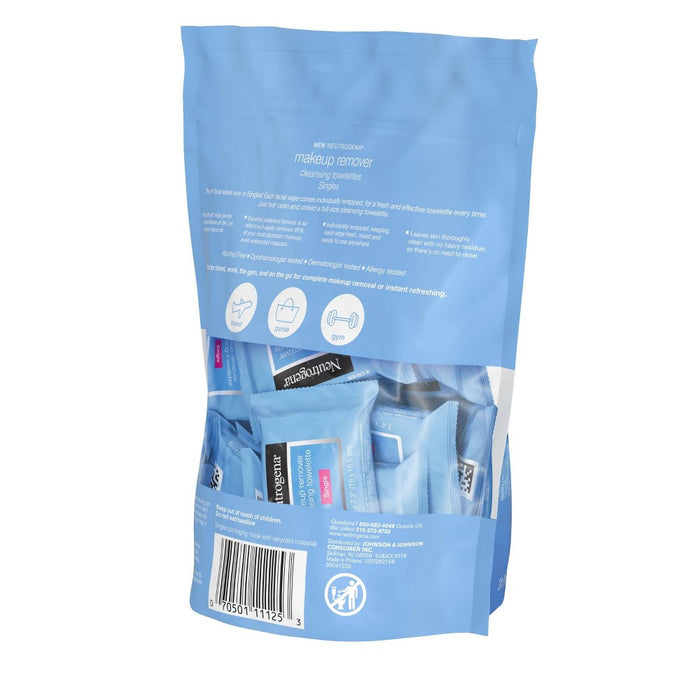 Neutrogena Cleansing Facial Wipes Individually Wrapped - 20ct