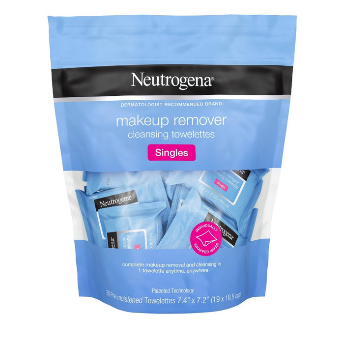 Neutrogena Cleansing Facial Wipes Individually Wrapped - 20ct
