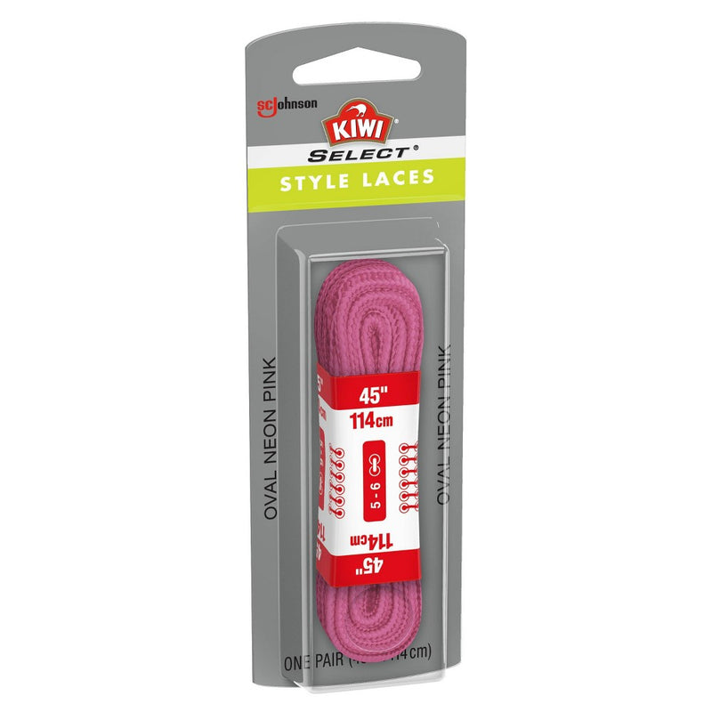 Kiwi Select Lace Oval - Neon Pink 45"