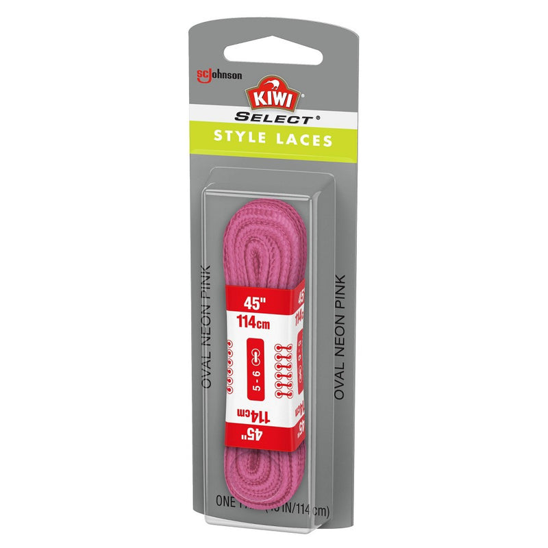 Kiwi Select Lace Oval - Neon Pink 45"