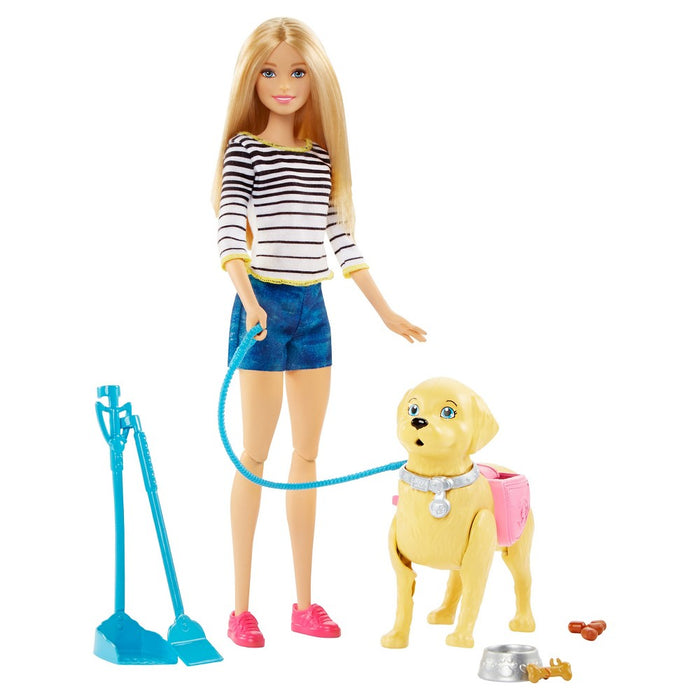 Barbie Walk and Potty Pup Doll and Playset