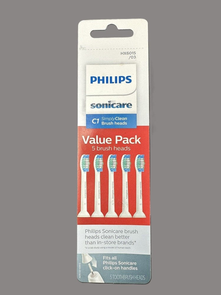 Philips Sonicare Value Edition Replacement Electric Toothbrush Head - 5pk