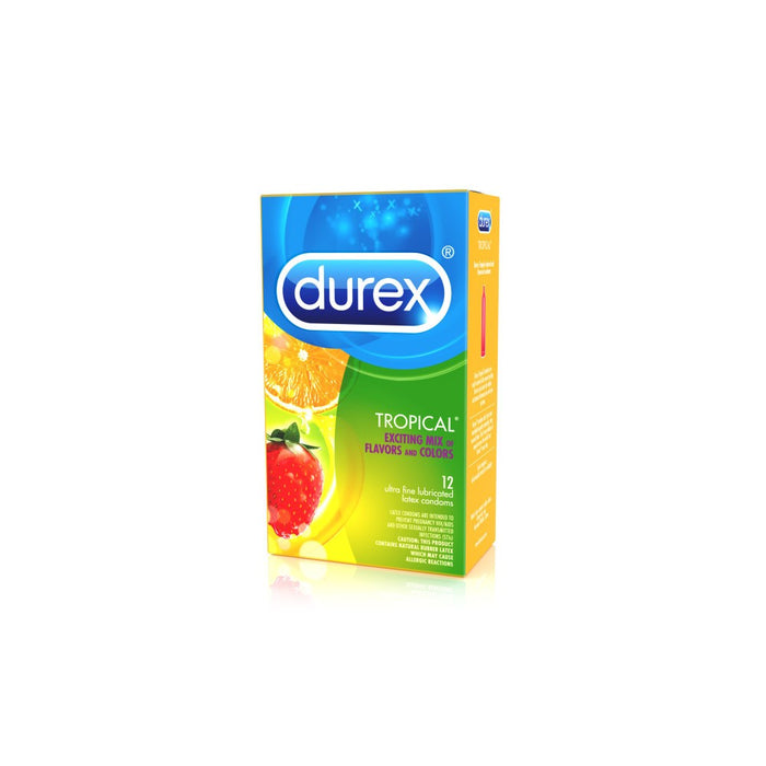 Durex Tropical Flavors - Condom 12ct