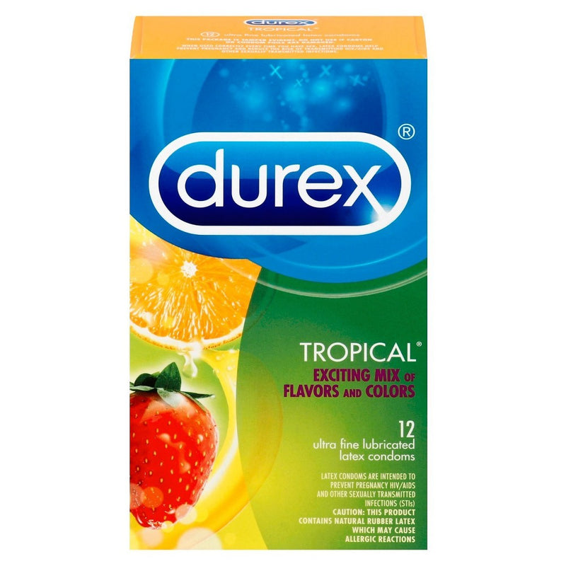 Durex Tropical Flavors - Condom 12ct