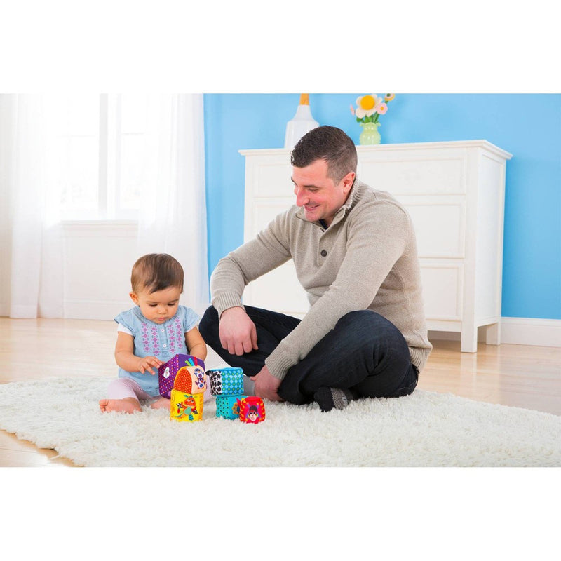 Lamaze Mix & Match Activity Blocks Baby Learning Toy *BRAND NEW*