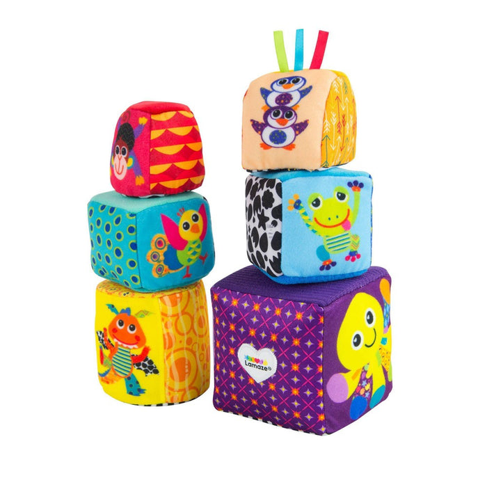 Lamaze Mix & Match Activity Blocks Baby Learning Toy *BRAND NEW*