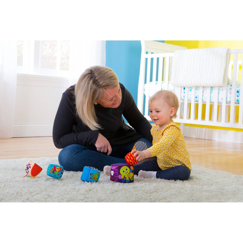 Lamaze Mix & Match Activity Blocks Baby Learning Toy *BRAND NEW*