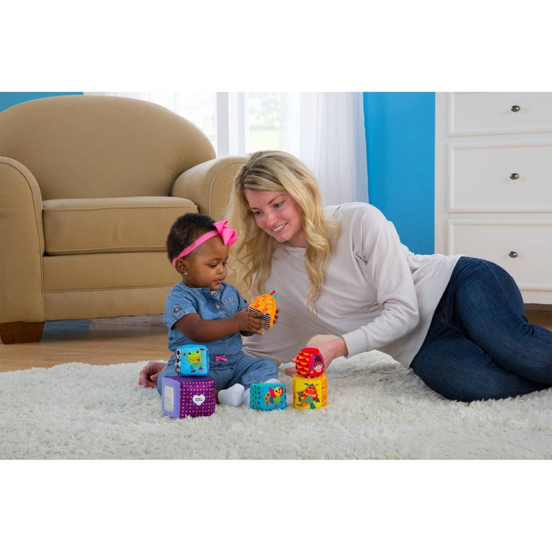 Lamaze Mix & Match Activity Blocks Baby Learning Toy *BRAND NEW*