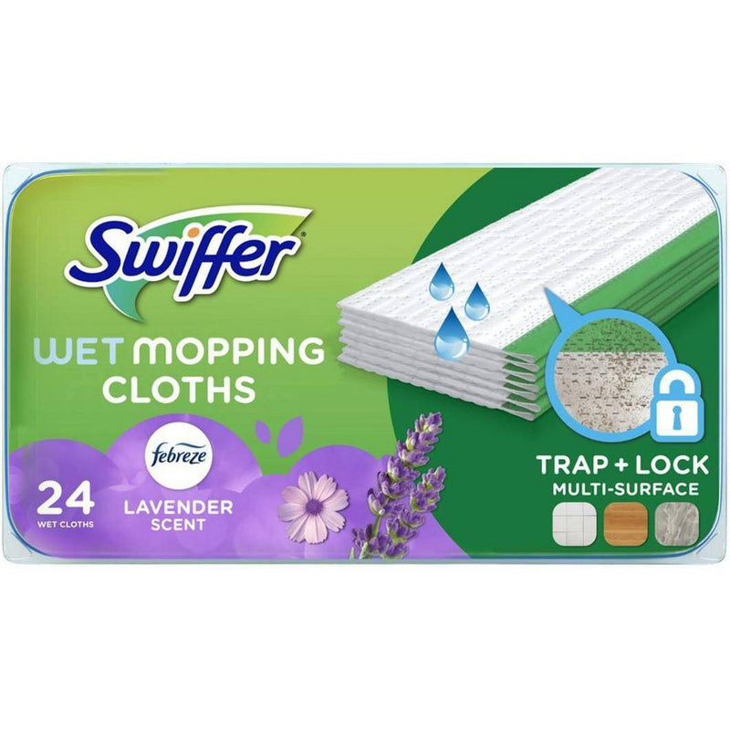 Swiffer Sweeper Wet Mopping Pad & Multi Surface Refills for Floor Mop - 24ct
