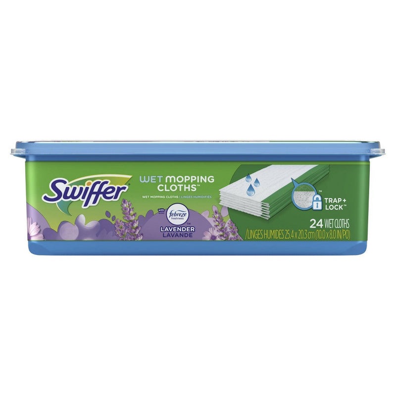 Swiffer Sweeper Wet Mopping Pad & Multi Surface Refills for Floor Mop - 24ct