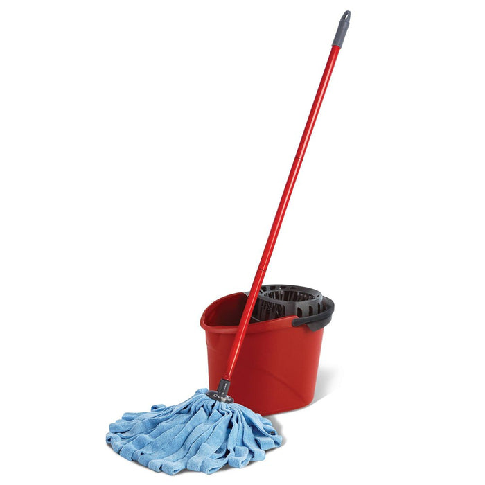 O-Cedar Microfiber Cloth Mop & QuickWring Bucket System with 1 Extra Refill*