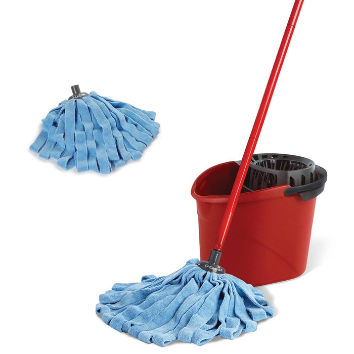 O-Cedar Microfiber Cloth Mop & QuickWring Bucket System with 1 Extra Refill*