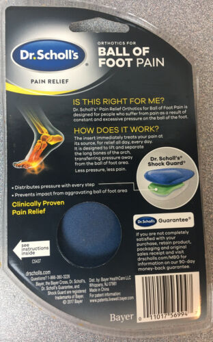 Dr. Scholl’s Pain Relief Orthotics for Ball of Foot Pain, 1 Pair - One size fits all