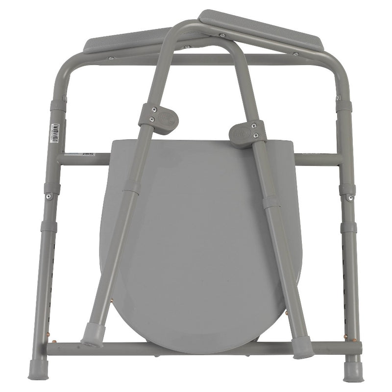 Drive Medical Steel Folding Bedside Commode (LOCAL PICKUP ONLY)