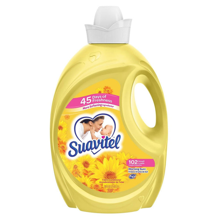 Suavitel Scented Liquid Fabric Softener and Conditioner - Morning Sun - 120 fl oz