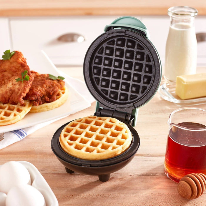 Dash Mini Maker Waffle - Aqua
