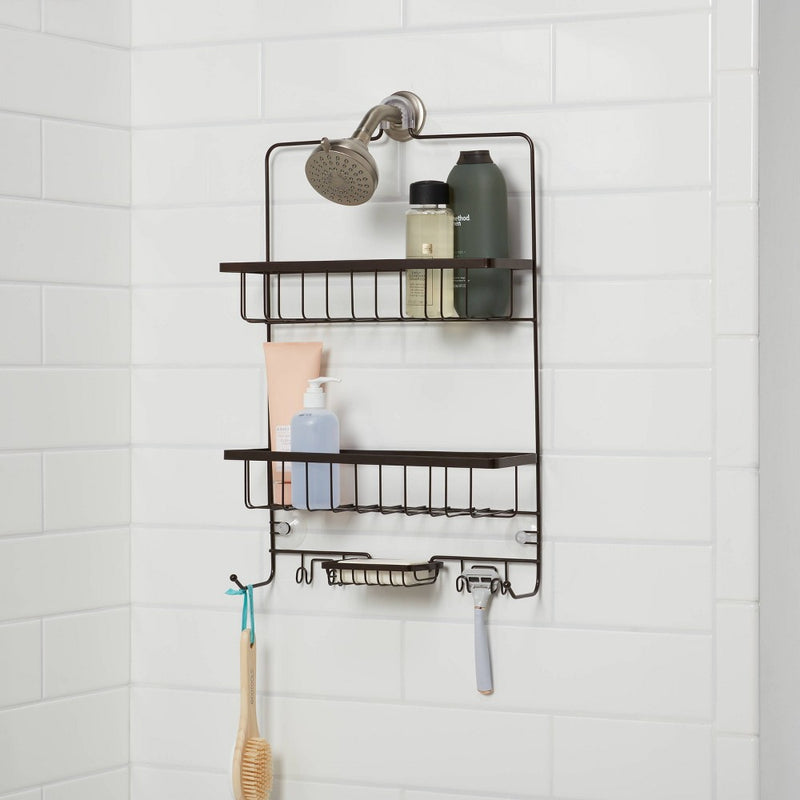 Large Bathroom Shower Caddy Bronze - Made By Design (LOCAL PICKUP ONLY)